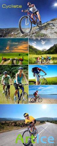 Stock Photo - Cyclists