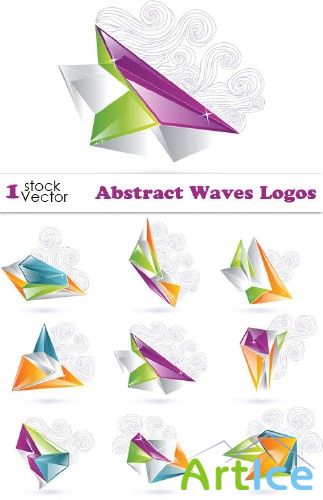 Abstract Waves Logos