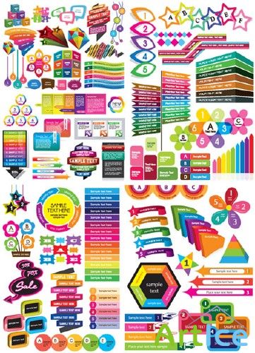 Colorful Web Design Elements