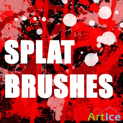 50 Blood or Splatter Brushes