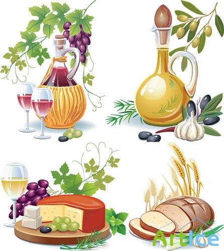 Food and Drink - Vector Illustration