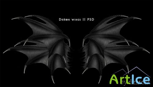 Demon wings || PSD