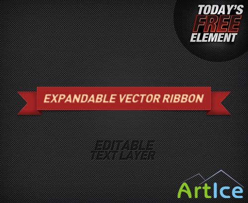 Editable expandable ribbon