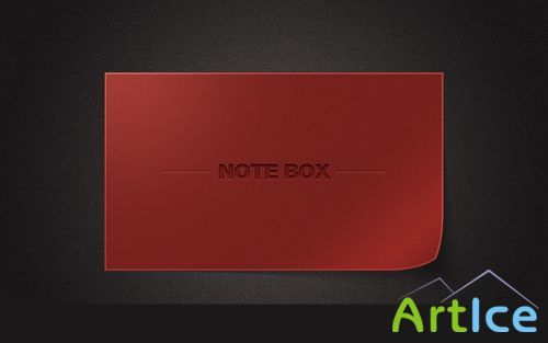 Note box psd