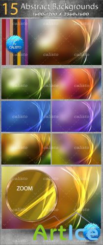 15 Abstract Backgrounds Pack