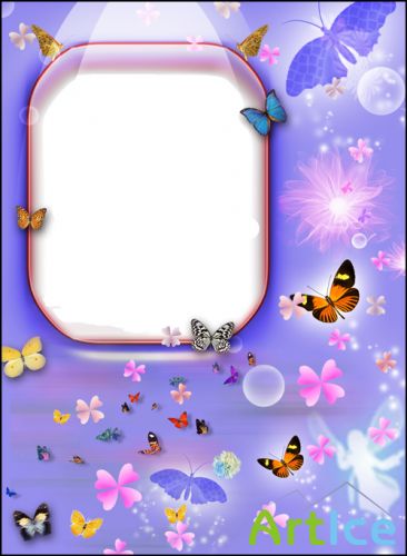 Photo Frame - Flying Butterflies