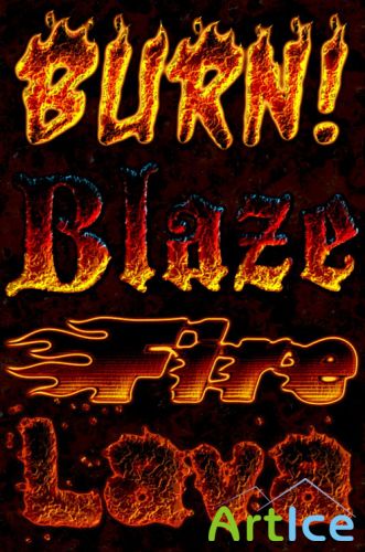 Fire Text Effects for Photoshop