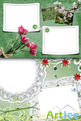 Photo Frame - Spring flowers early