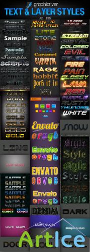GraphicRiver Text & Layer Styles Pack # 3