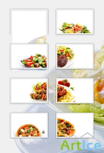 Food Backgrounds - Food, White Background