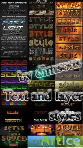 Text & Layer Styles Pack # 4
