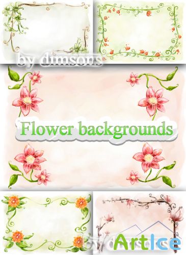 Flower backgrounds pack 28