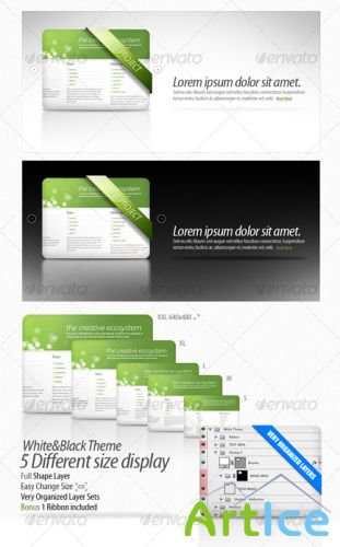 Clean Webpage Display  GraphicRiver