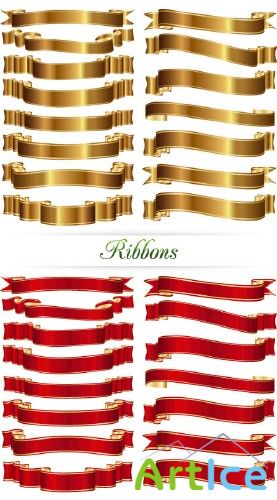 Ribbons Vector Cliparts