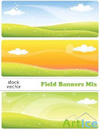 Vectors - Field Banners Mix