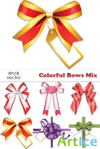 Vectors - Colorful Bows Mix
