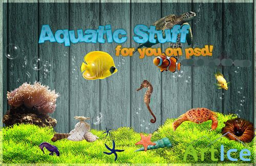 Psd file aquatic life