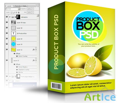 Product Box (PSD)