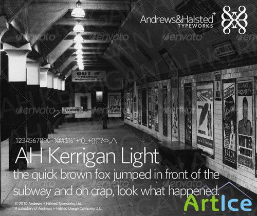 GraphicRiver AH Kerrigan Light Font