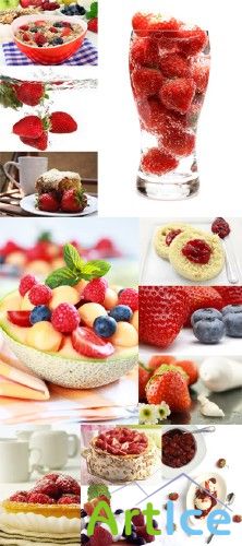 Berry Desserts - Stock Images