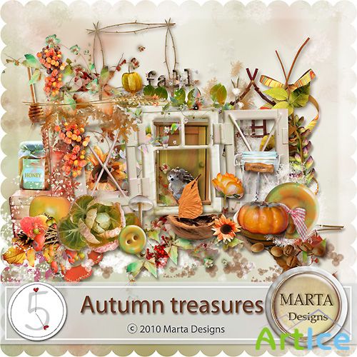 Scrap-set - Autumn Treasures by Marta Design