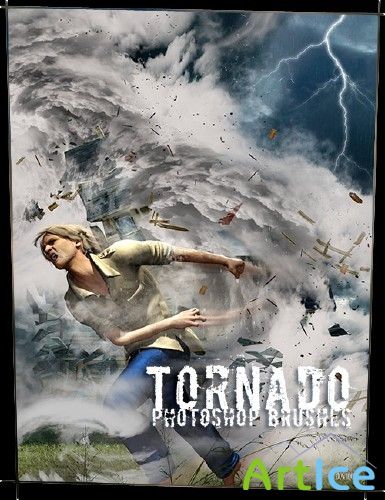   Photoshop   / Photoshop Brushes  Rons Tornado