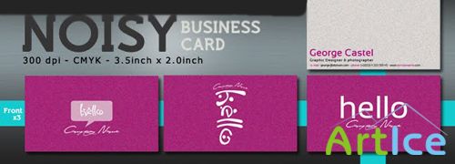 Noisy business card