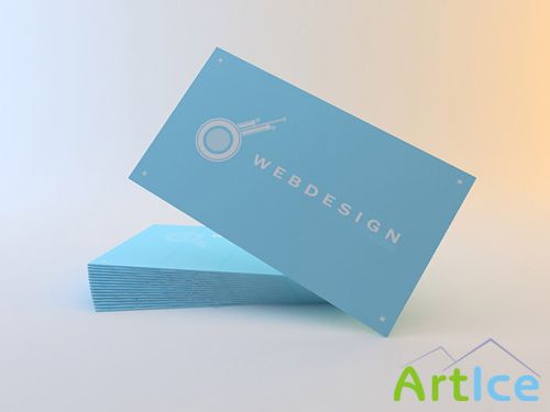 Blue Business cards