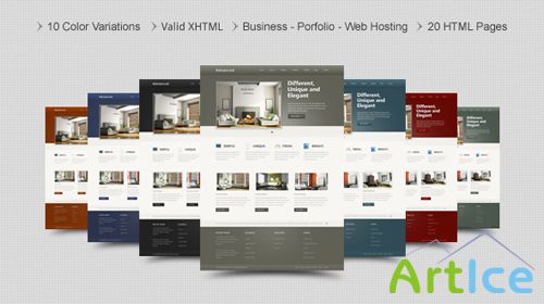 MojoThemes - Advanced  Business and Portfolio HTML Template - Rip