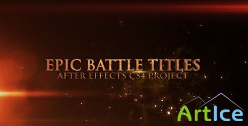 Videohive - Epic Battle Titles - Project for After Effects