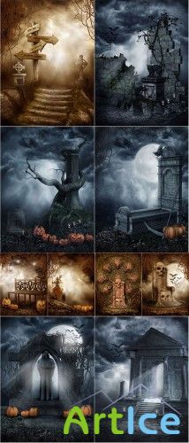 10 Wicked Halloween Backgrounds