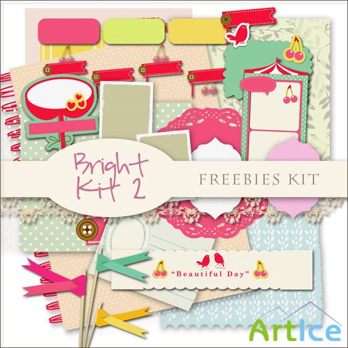 Scrap-kit - Bright #2
