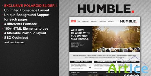 ThemeForest - Humble - Portfolio and Business Theme - Rip