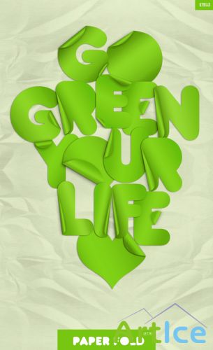 Go green your life psd