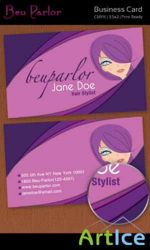 Hair Stylish Business Cards