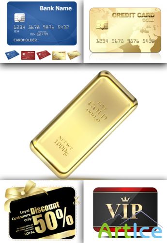 Gold and discount credit card
