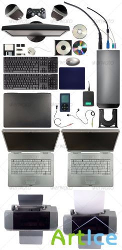 GraphicRiver - Computer Equipment Pack