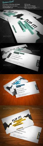 GraphicRiver - FLIP IT! Business Card