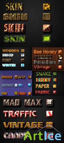 Text styles pack