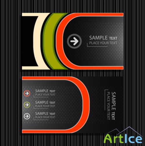 Vector Business Cards - Personalized Fashion Classic