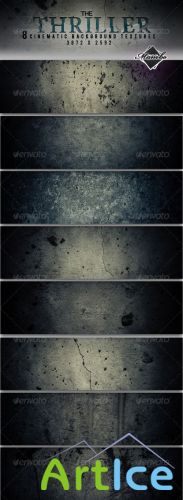GraphicRiver - The thriller - cinematic background textures