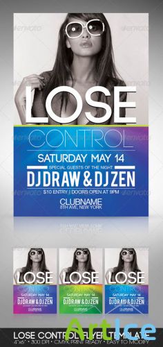 GraphicRiver - Lose Control Party Flyer