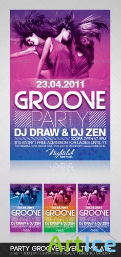 GraphicRiver - Party Groove Flyer