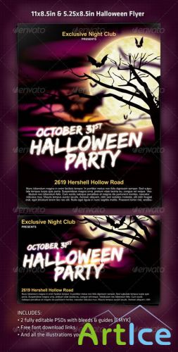 GraphicRiver - Halloween Party Flyer
