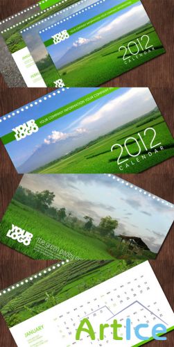 Calendar 2012 - Paddy Field