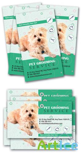 Pet Grooming Card