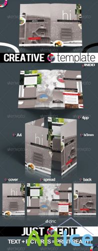 Creative Template Pro v1 / InDesign A4 4pp - GraphicRiver