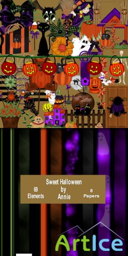 Scrap-set - Sweet Halloween