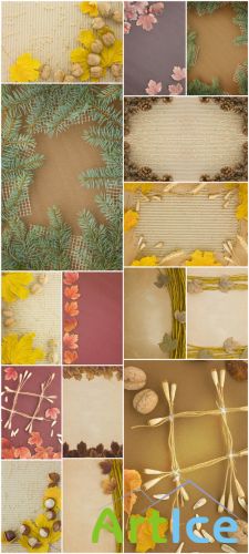 Photo Cliparts - Autumn arrangement