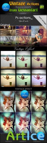 Vintage Actions Pack for Photoshop